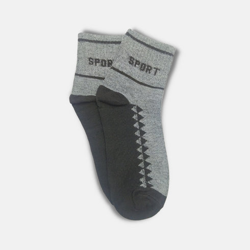 Black Running Sports Ankle Socks